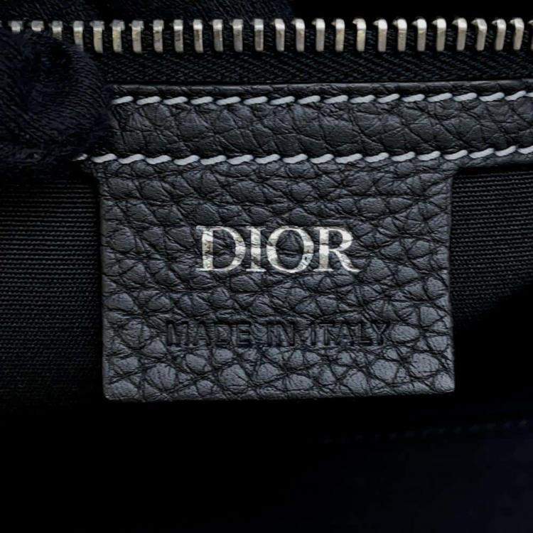 Pre Owned Dior Black Leather Rango Travel Shoulder Bag