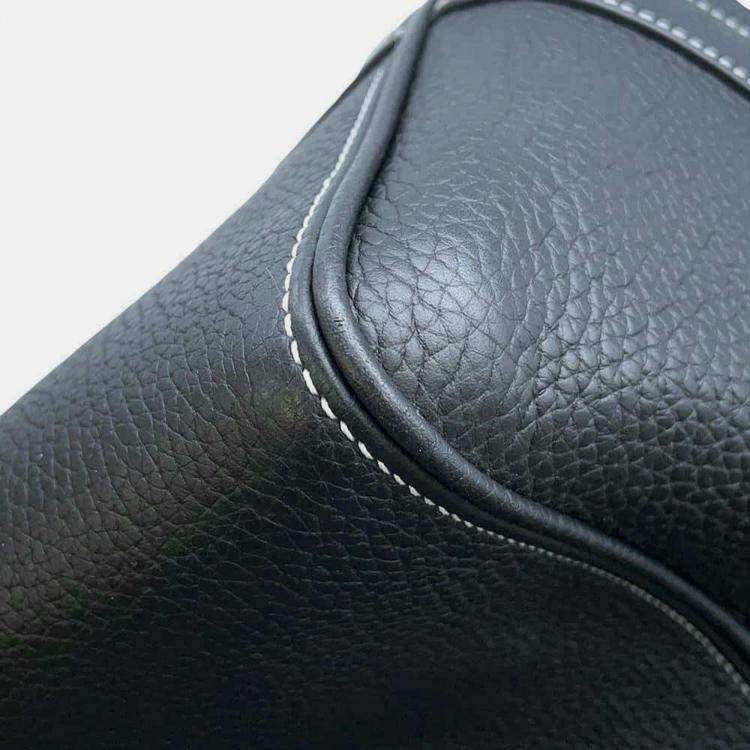 Pre Owned Dior Black Leather Rango Travel Shoulder Bag