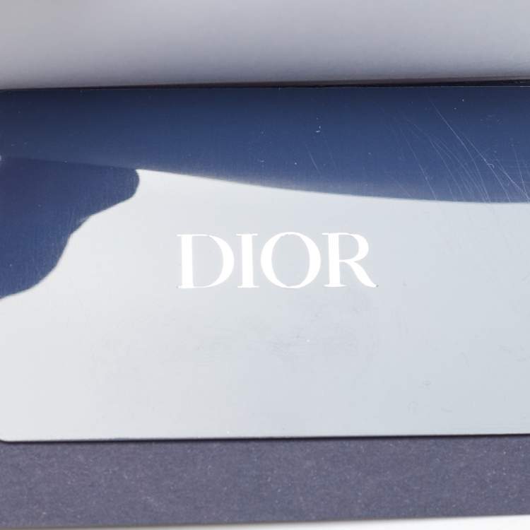 Pre Owned Dior Dark Grey Mesh, Nylon and Cannage Rubber Saddle Crossbody Bag