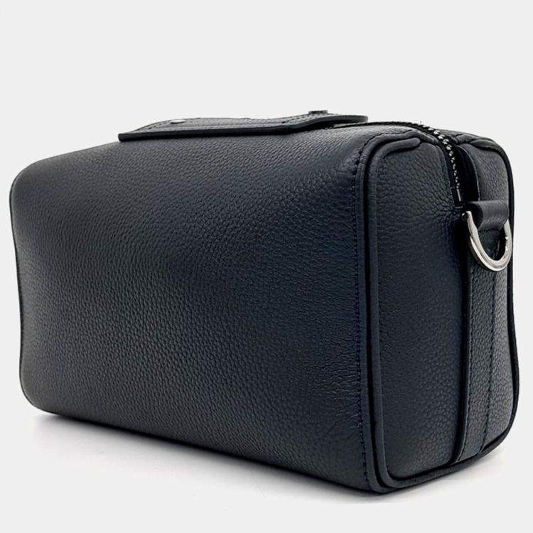 Pre Owned Dior Black Leather X CACTUS JACK Ringo Messenger Bag