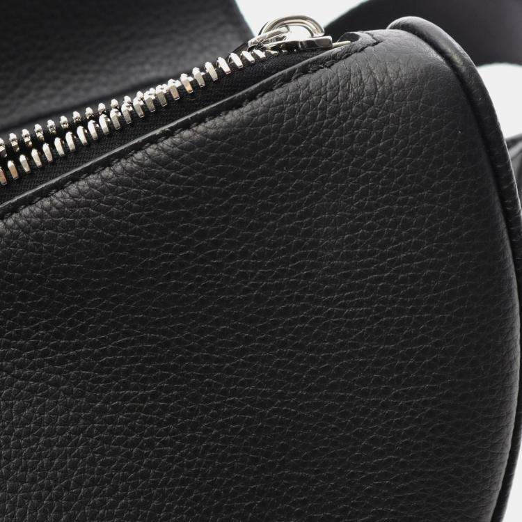Pre Owned Dior Saddle Black Leather Shoulder Bag
