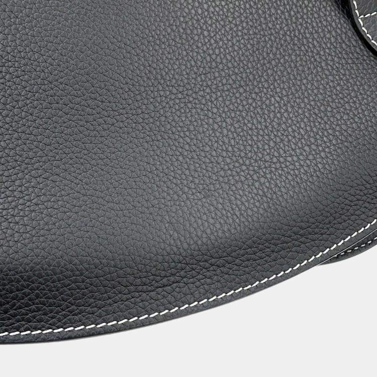 Pre Owned Dior Saddle Black Leather Crossbody Bag