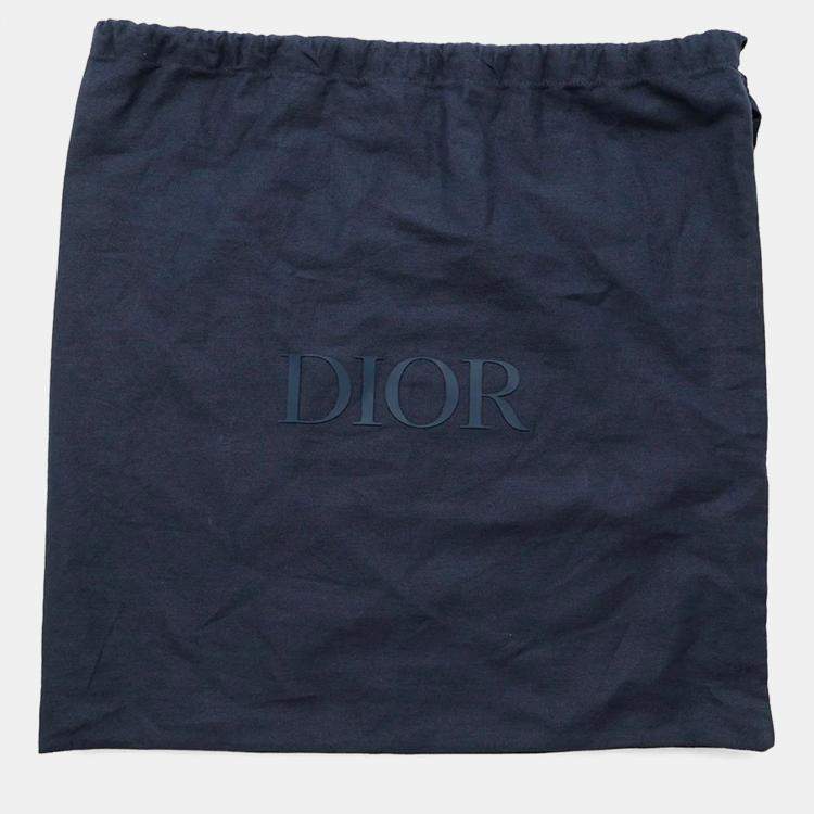 Pre Owned Dior Gravity Black Leather Messenger Bag
