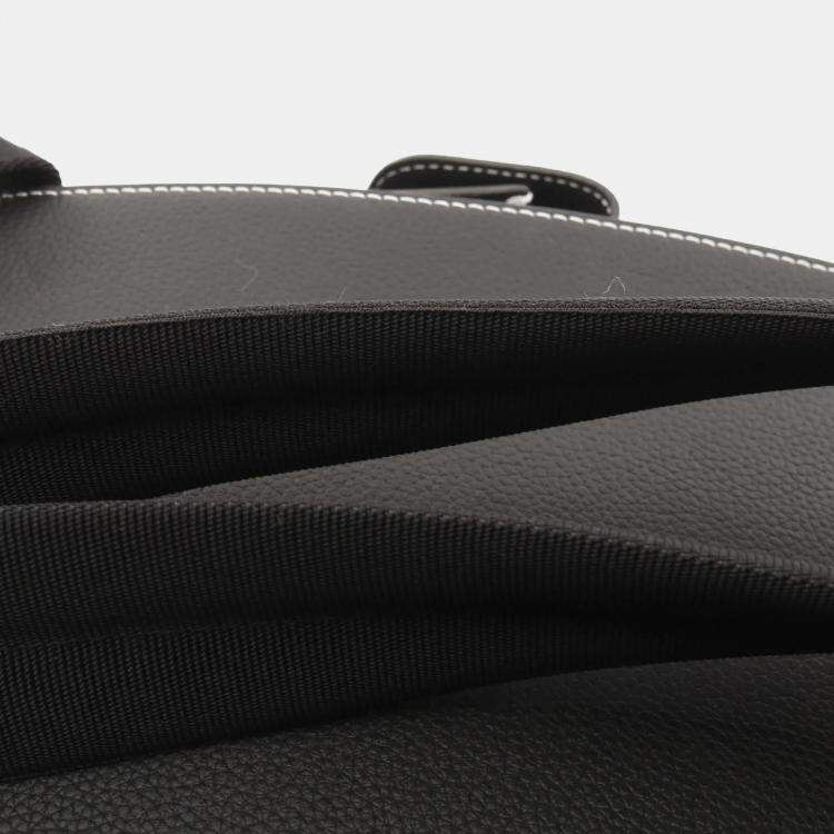 Pre Owned Christian Dior Dior Gallop Backpack Maxi Grained Calfskin Leather Black