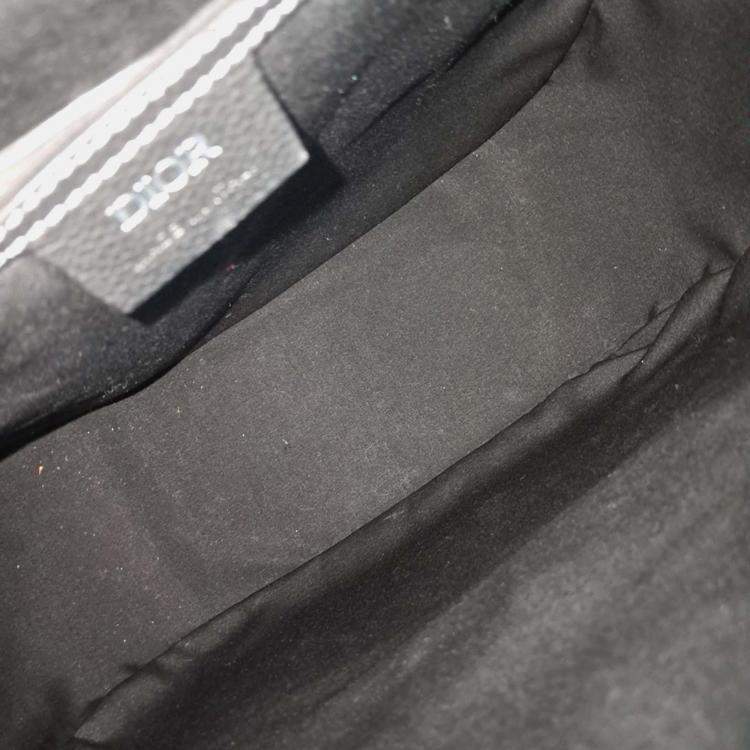 Pre Owned Dior Black Leather Dior Homme Gallop Backpack