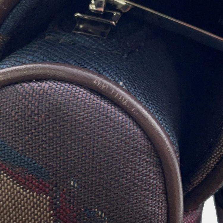 Pre Owned Dior Camouflage Saddle Crossbody Bag Bordeaux/Maru Color Canvas