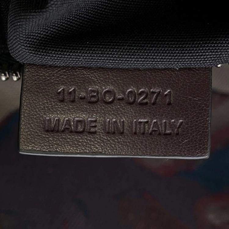 Pre Owned Dior Camouflage Saddle Crossbody Bag Bordeaux/Maru Color Canvas