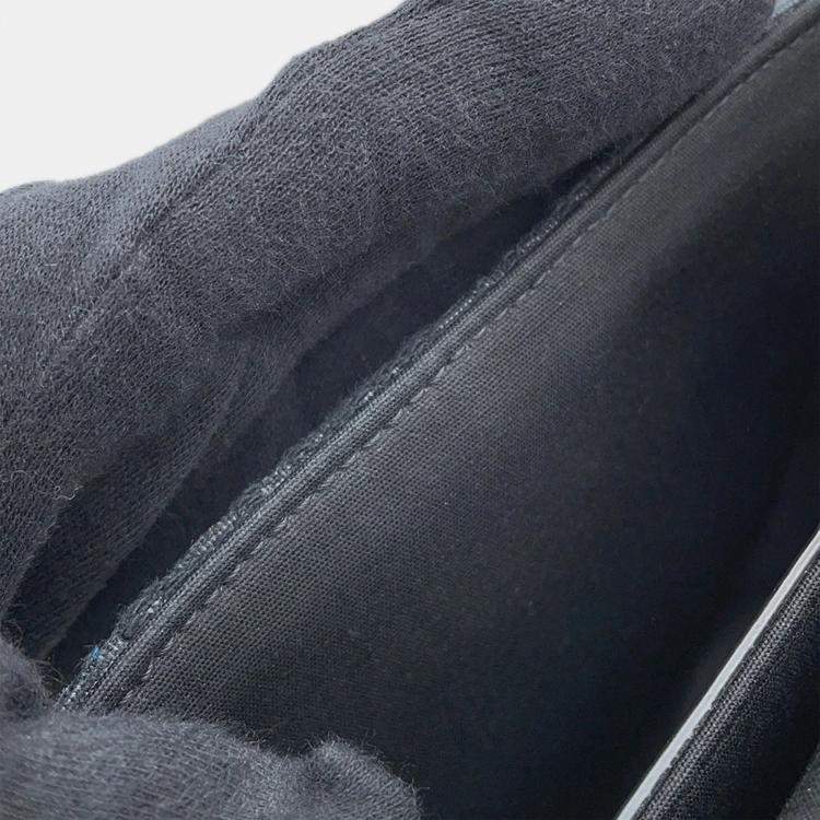 Pre Owned Dior Oblique Saddle Shoulder Black Canvas Calf Leather Size Mini