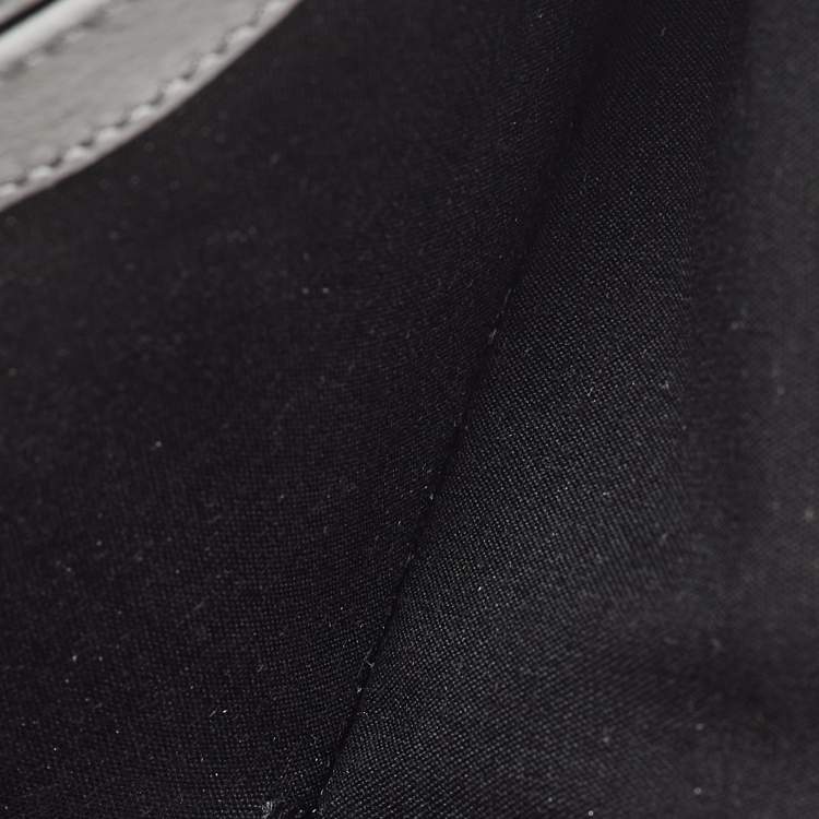 Pre Owned Dior Light Grey Oblique Leather Bi-fold Wallet