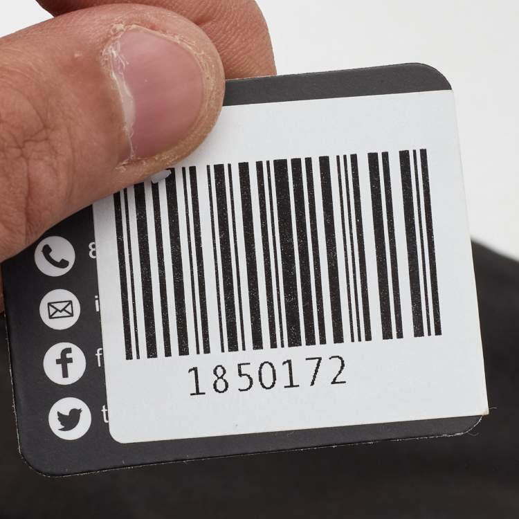 Pre Owned Dior Light Grey CD Diamond Coated Canvas A5 Pouch