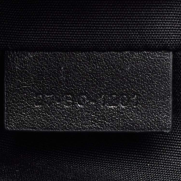 Pre Owned Dior Black Perforated Oblique Leather Galaxy Safari Messenger Bag