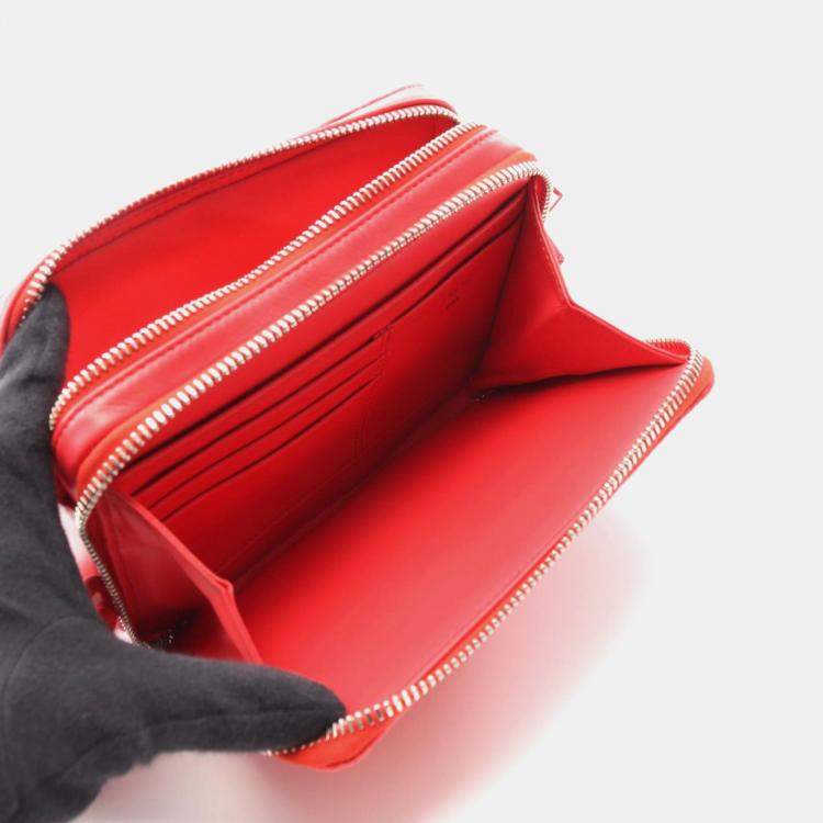 Pre Owned Christian Dior Dior Christian X Erl Mirage Shoulder Bag Nylon And Leather Red