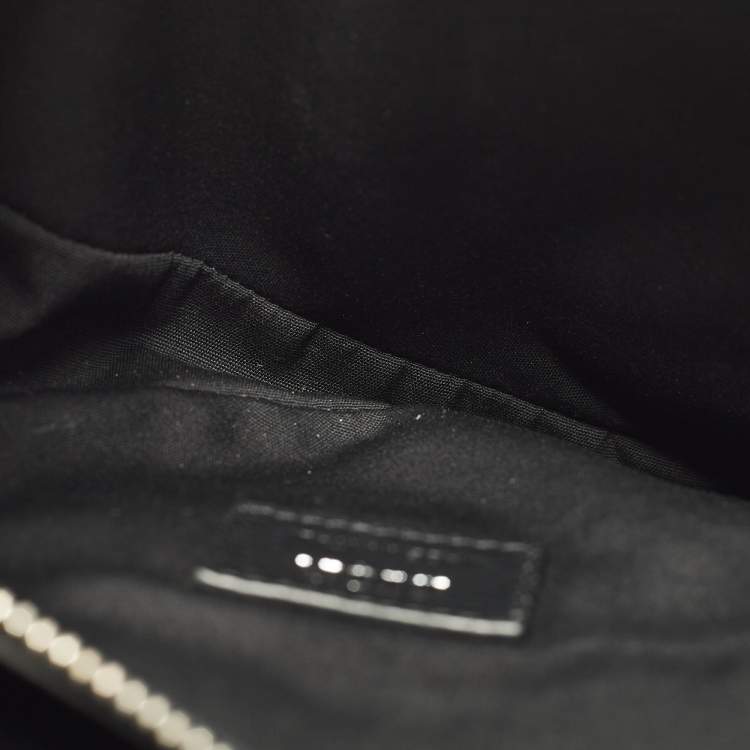 Pre Owned حقيبة كروس بودي السرج ديور جلد أسود