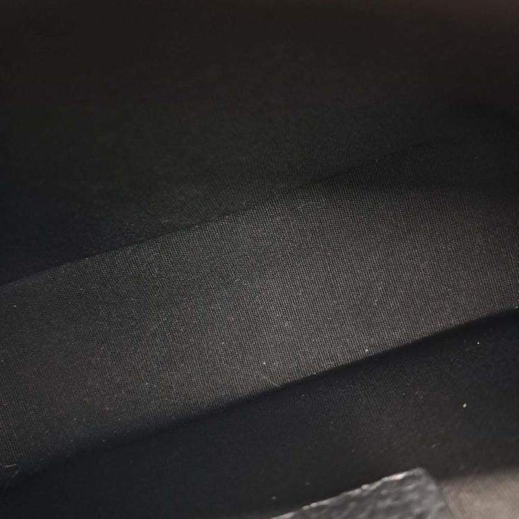 Pre Owned Dior Navy Blue Fabric Oblique Saddle Strap Pouch Crossbody Bag