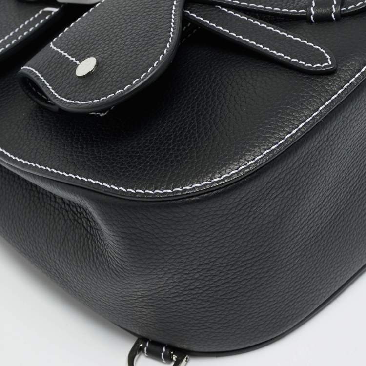 Pre Owned Dior Gallop Black Leather Sling Bag