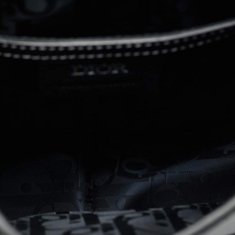 Pre Owned Dior Gallop Black Leather Sling Bag