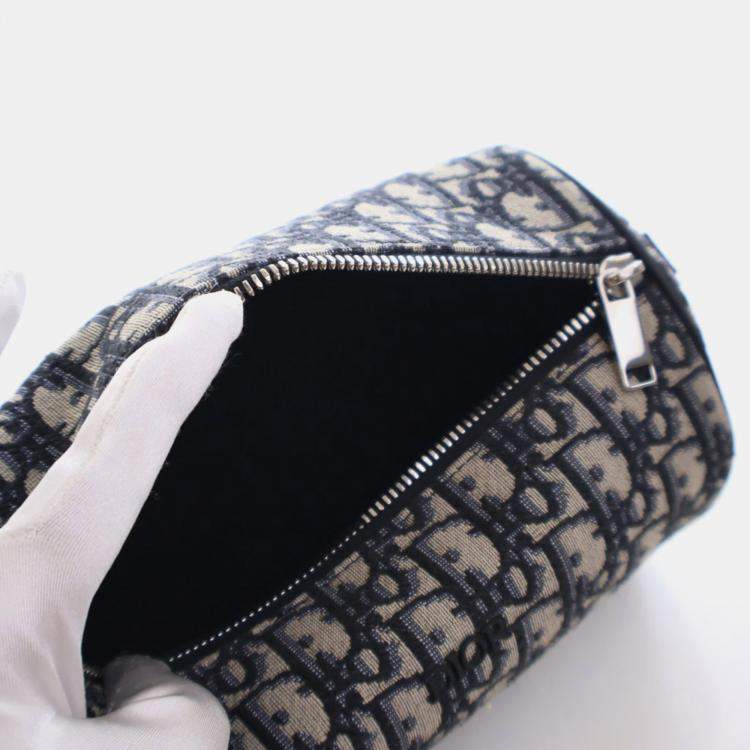 Pre Owned Dior Men Mini Oblique Roller Bag