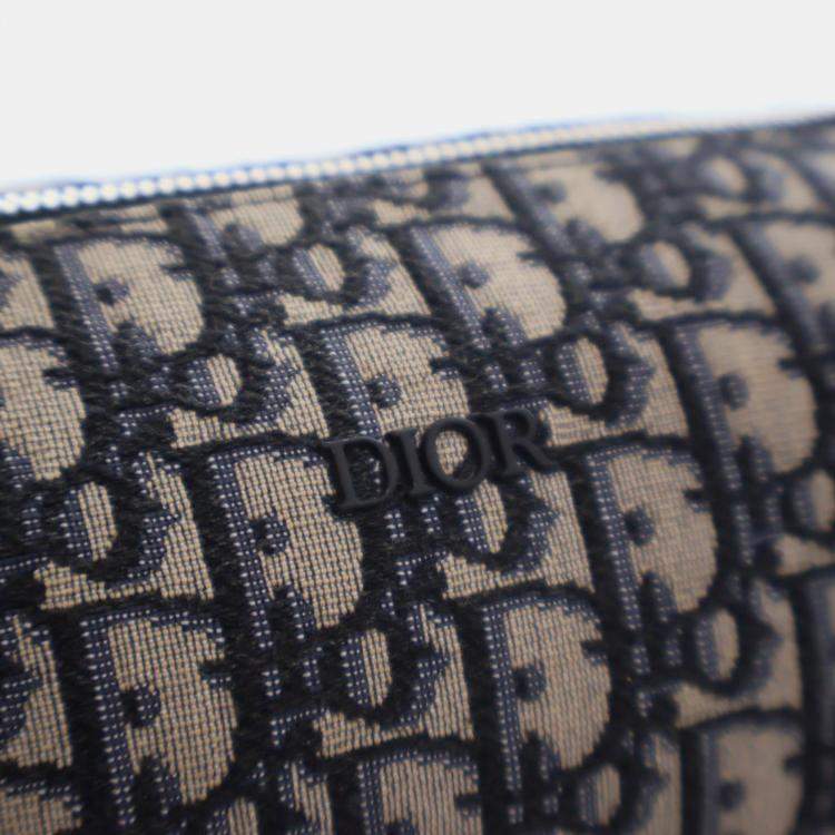 Pre Owned Dior Men Mini Oblique Roller Bag