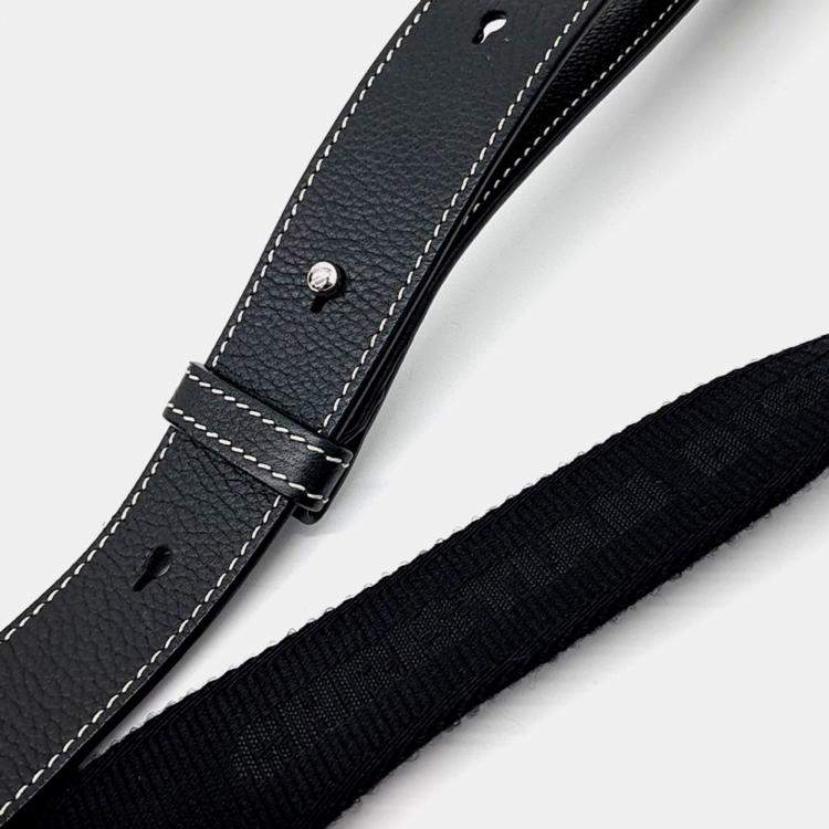 Pre Owned Dior Black Leather Homme Saddle Mini Messenger Bag