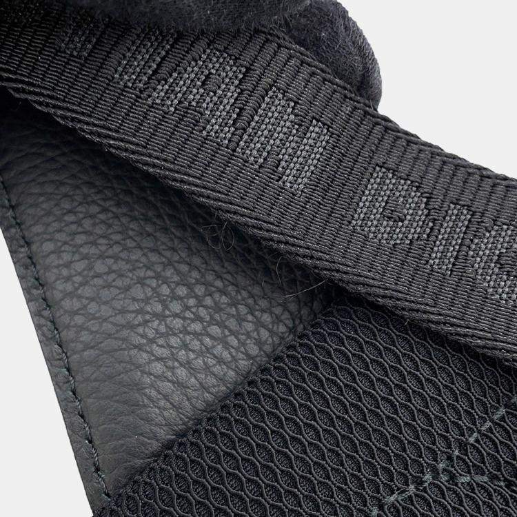 Pre Owned Dior Oblique Scarab Crossbody Bag Black/Beige Canvas Size Mini