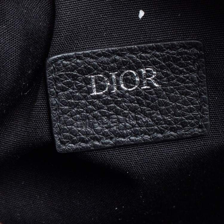 Pre Owned Dior Beige/Black Oblique Jacquard Roller Messenger Bag