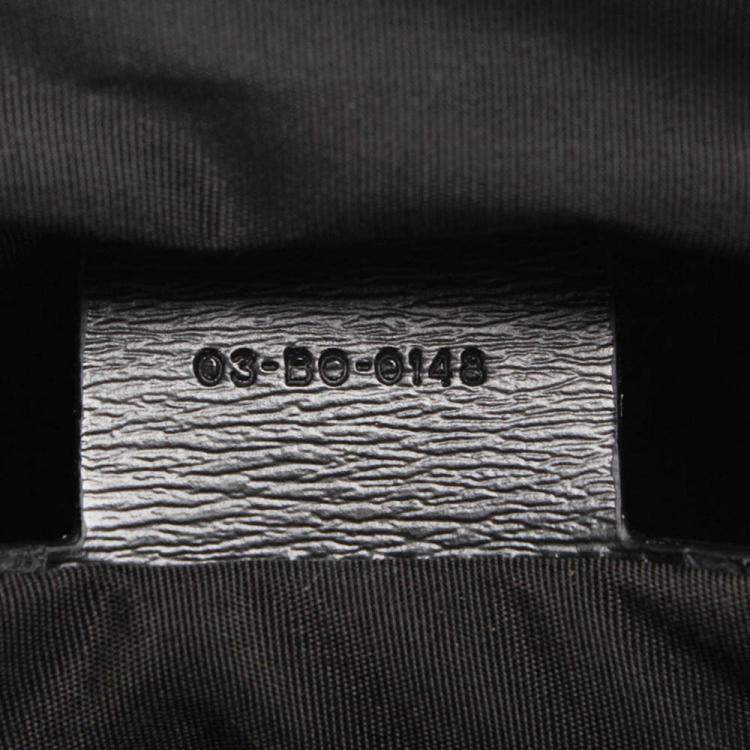 Pre Owned Dior Black Calf Leather Clutch Bag