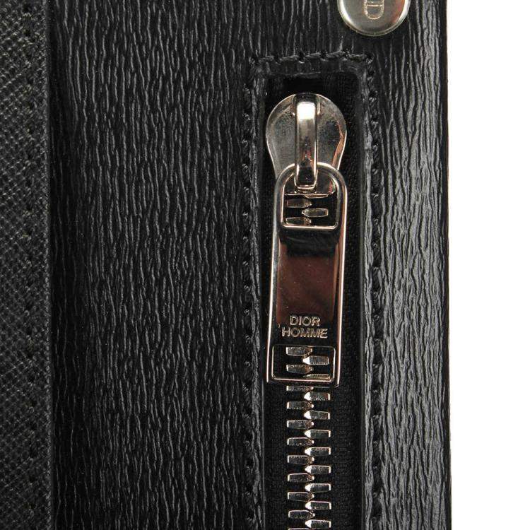 Pre Owned Dior Black Calf Leather Clutch Bag