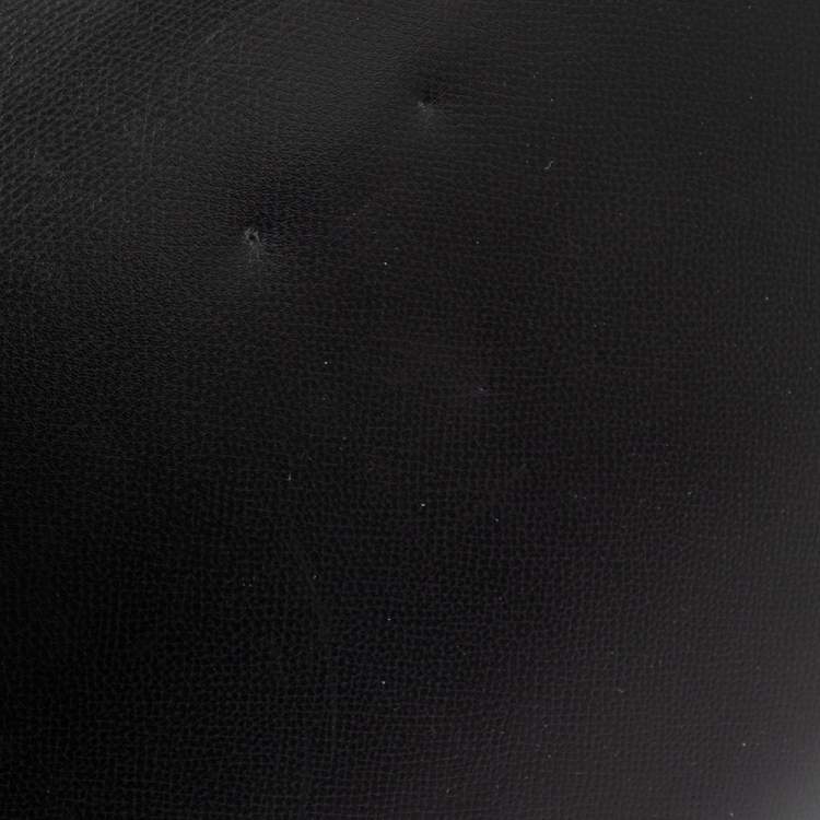 Pre Owned Dior Black Leather Small Briefcase