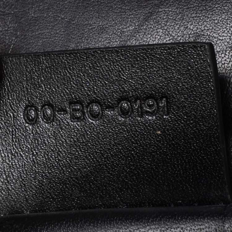 Pre Owned Dior Black Leather Small Briefcase