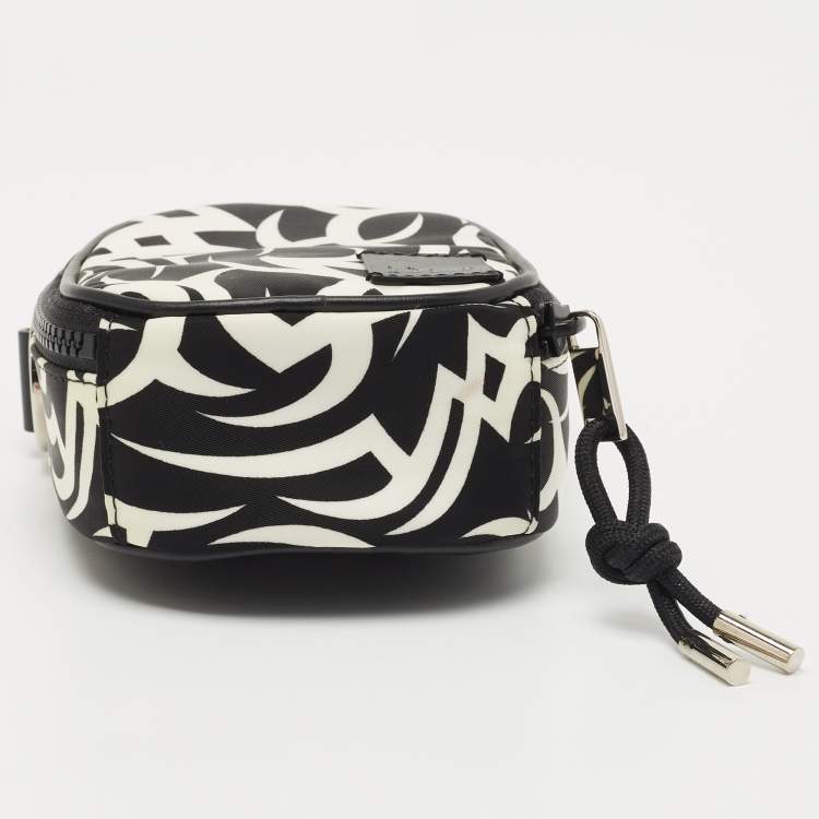 Pre Owned Dior Tribal Printed Nylon Zip Around Pouch