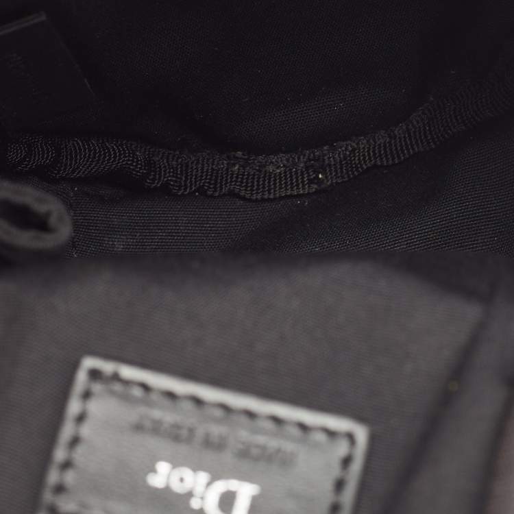 Pre Owned Dior Tribal Printed Nylon Zip Around Pouch