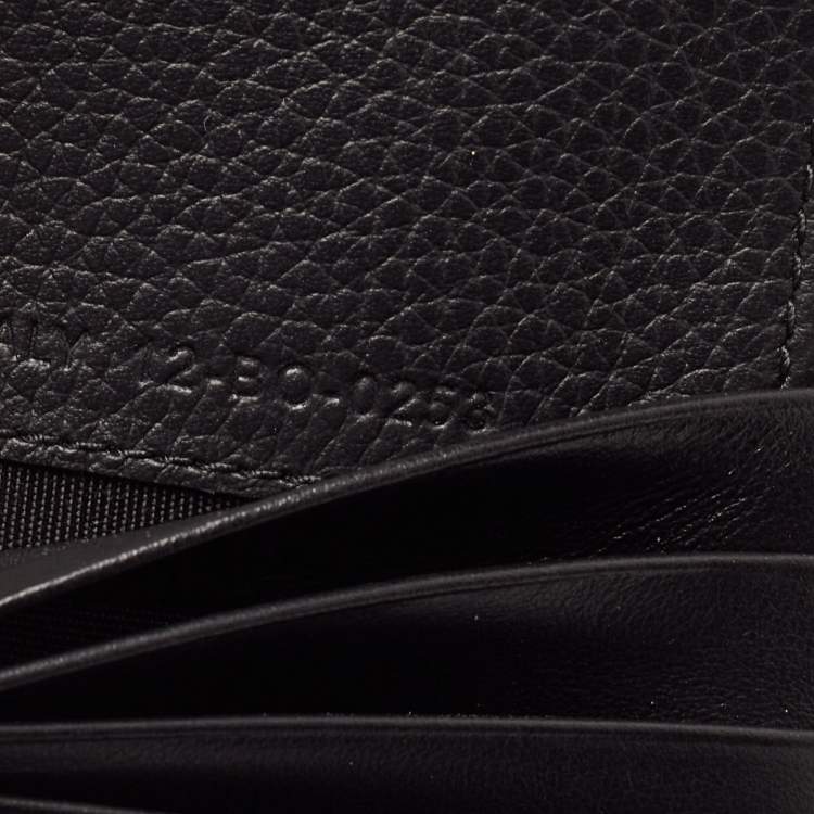 Pre Owned Dior Black/Beige Oblique Jacquard Bifold Wallet