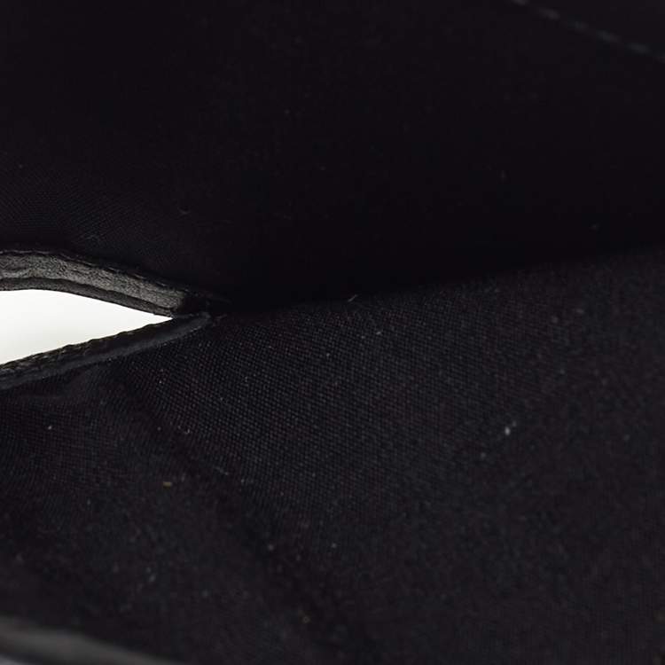 Pre Owned Dior Black Oblique Jacquard Bifold Wallet