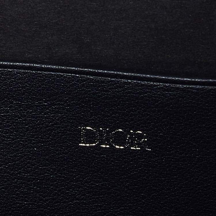 Pre Owned Dior x Rimowa Blue Aluminum and Leather Personal Clutch Bag