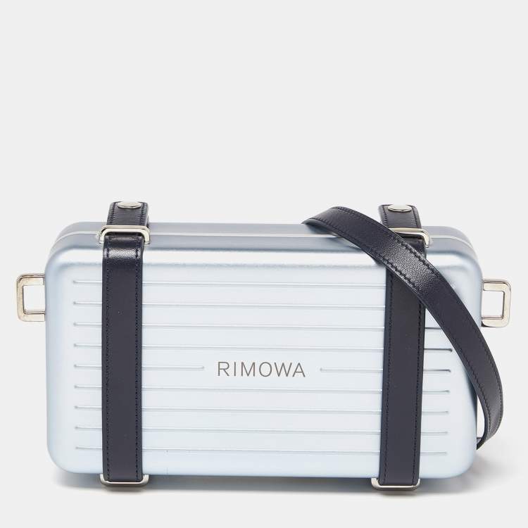 Dior x Rimowa Blue Aluminum and Leather Personal Clutch Bag Dior | The ...