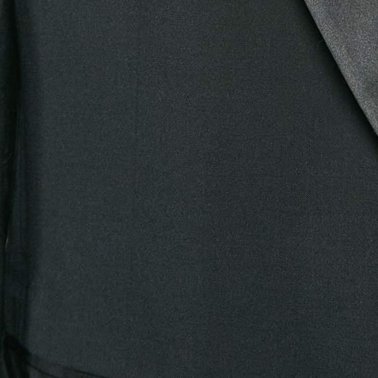 Pre Owned Christian Dior Monsieur Black Wool Tailored Blazer L