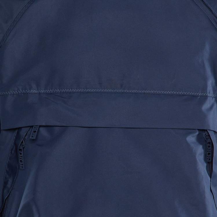 Pre Owned Dior Homme Navy Blue Synthetic Jumper S