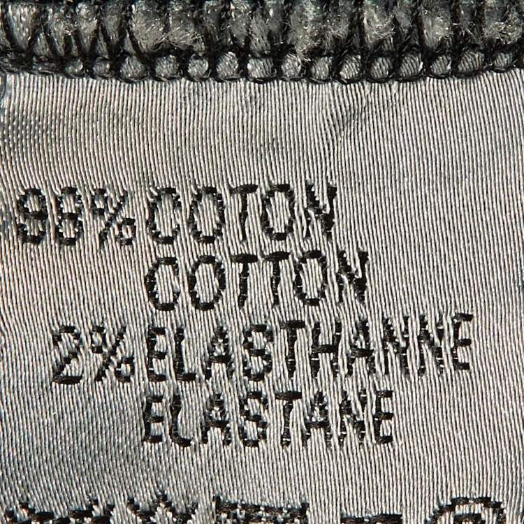 Pre Owned بنطلون ديور هوم جينز دنيم أسود ضيق مقاس الخصر 33 بوصة