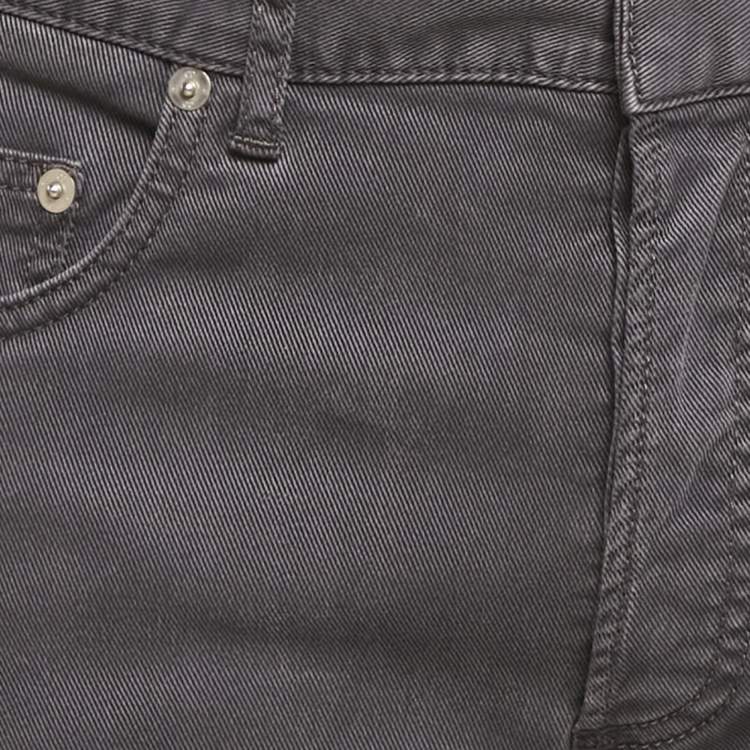 Pre Owned Dior Homme Grey Washed Denim Jeans L Waist 34" 