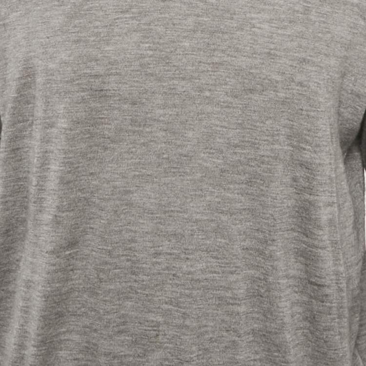 مملوكة مسبقًا Dior Homme Grey Cashmere Turtleneck Jumper XXL