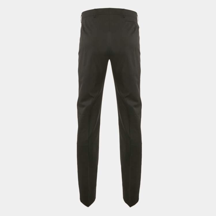 Pre Owned Dior Homme Black Wool Pants XL