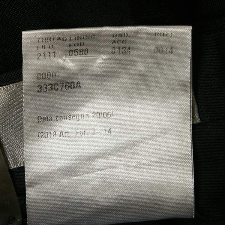 Pre Owned Dior Homme Black Wool Pants XL