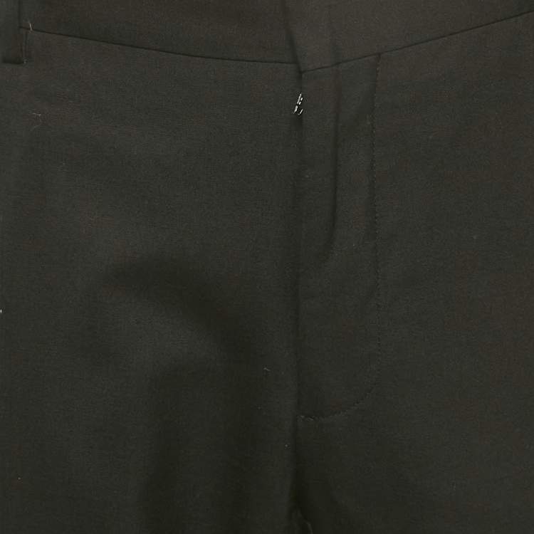 Pre Owned Dior Homme Black Wool Pants XL