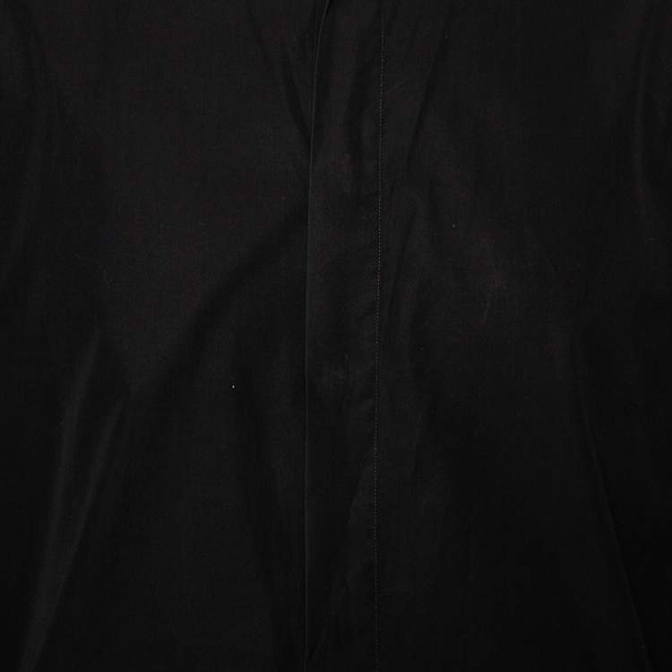Pre Owned Dior Homme Black Cotton Button Front Shirt XXL