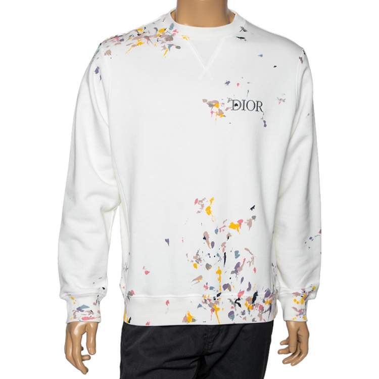 Dior discount sweatshirt white