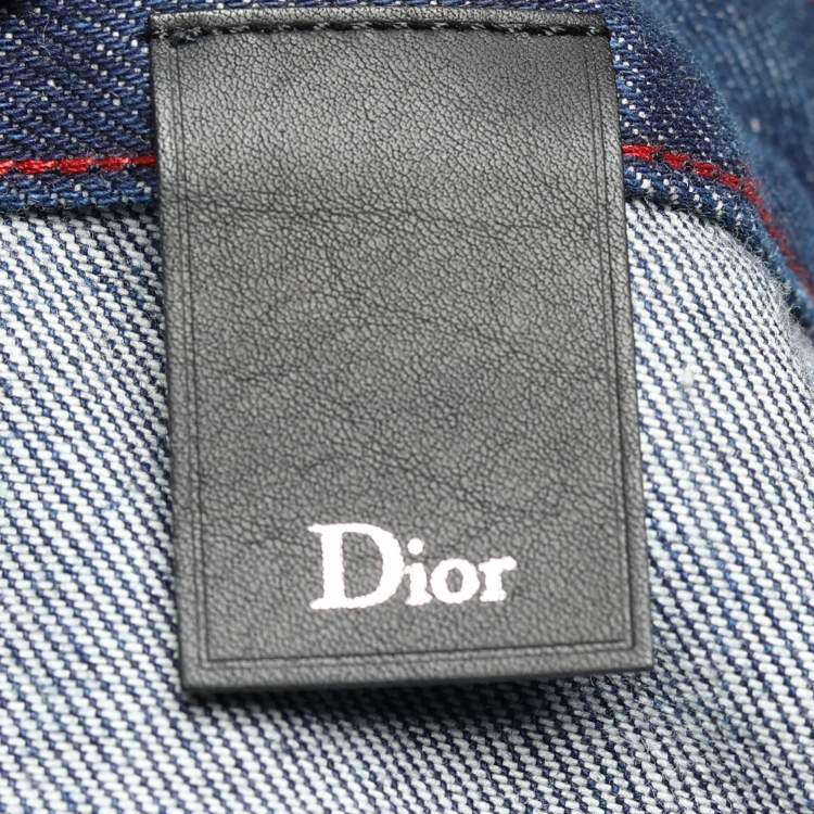 Pre Owned Dior Blue Denim Jeans M