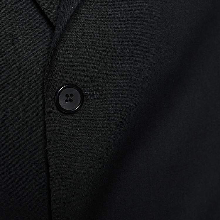 Pre Owned Dior Boutique Black Super 150's Wool Blazer XL