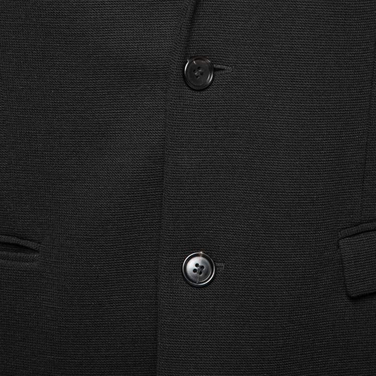 Pre Owned Dior Back Wool & Cotton Single Breasted Blazer XS