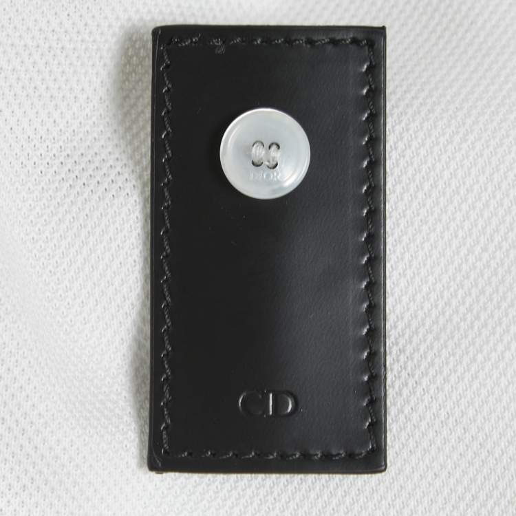 Pre Owned Dior X Jordan White Cotton Pique Logo Embroidered Polo T-Shirt XS