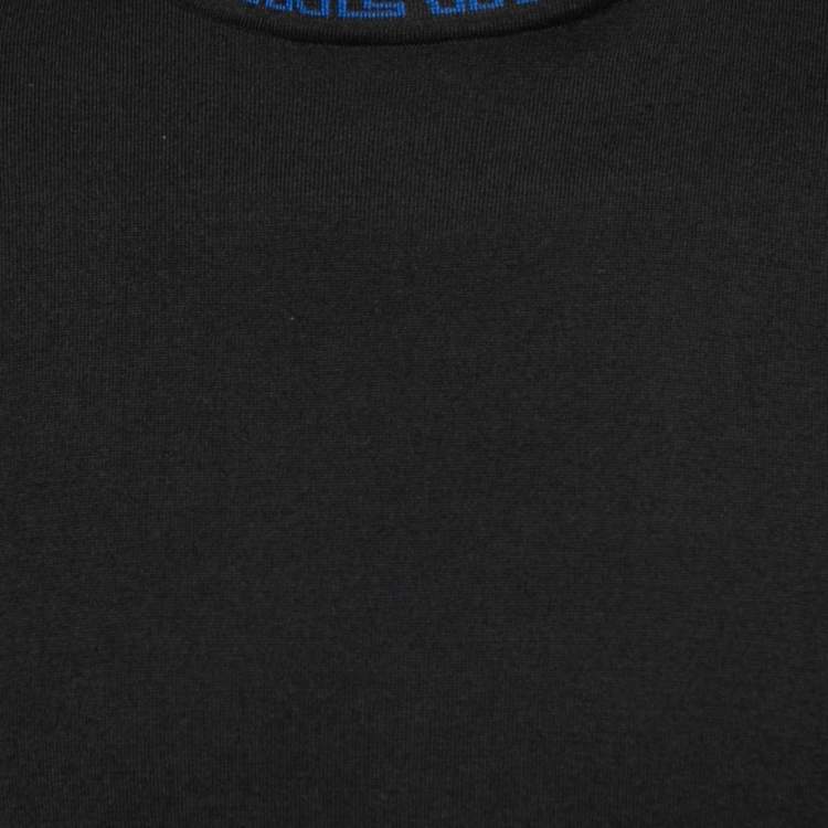 Pre Owned Dior Homme Black Newave Wool Knit Jumper S